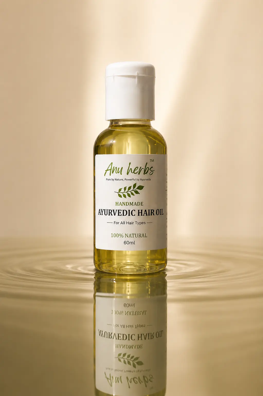 Bottle on Oil Ripple